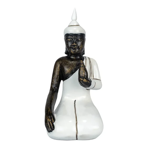 BUDA AJOELHADO BRANCO - 36cm