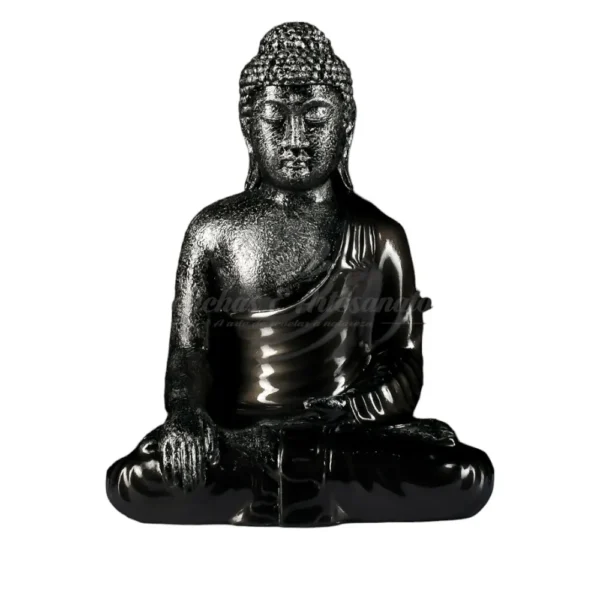 BUDA BHUMISPARSHA MUDRA PRETO - 21cm