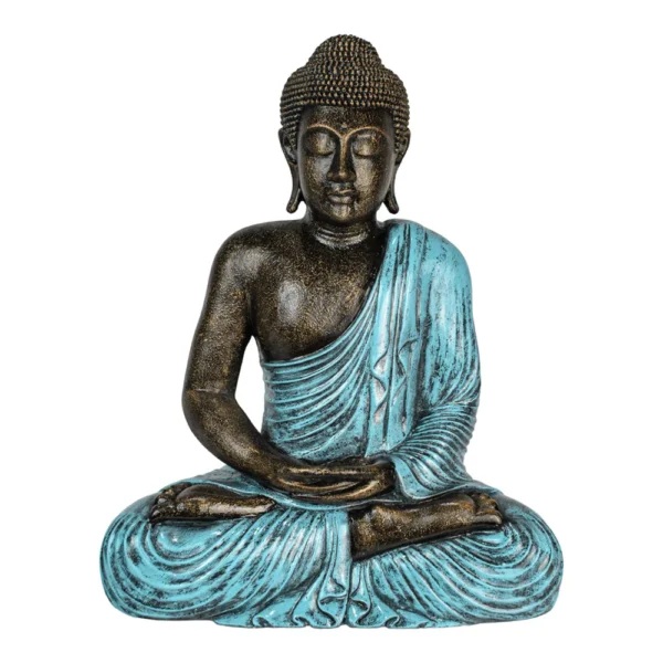 BUDA DHYANA MUDRA AZUL - 60cm