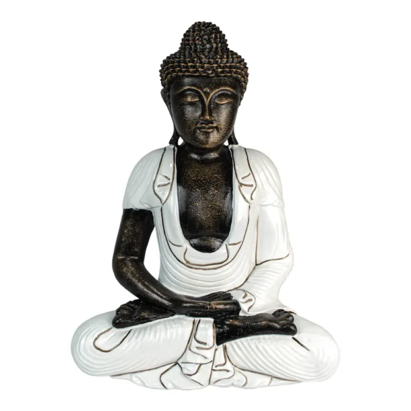 BUDA DHYANA MUDRA BRANCO - 52cm