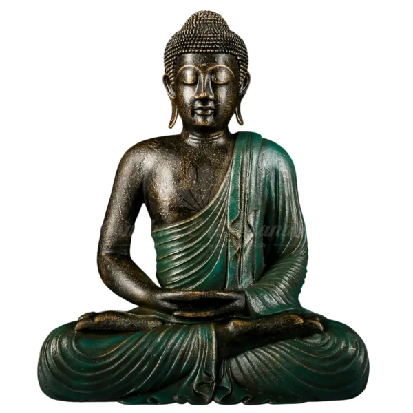 BUDA DHYANA MUDRA VERDE - 58cm