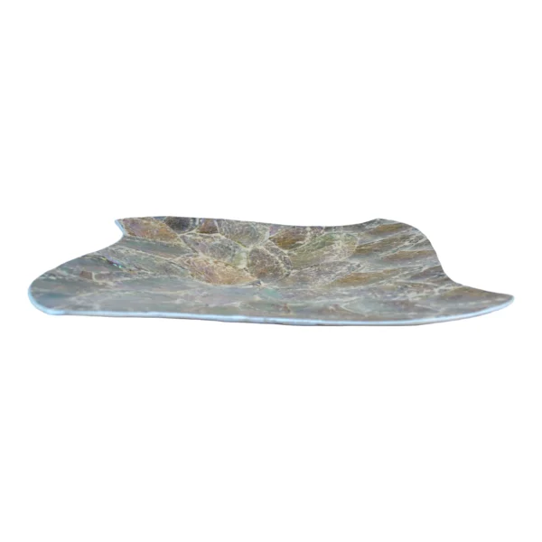 Bandeja Madrepérola Estrela Branca - 35cm