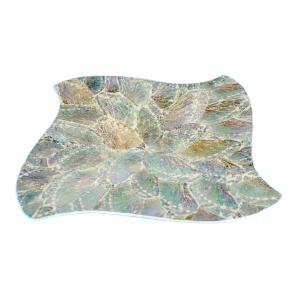 Bandeja Madrepérola Estrela Branca - 35cm - Imagem 2
