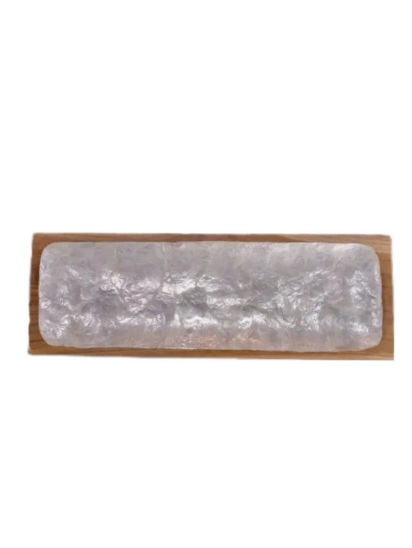 Bandeja Retangular Madreperola 11 x 30,5cm