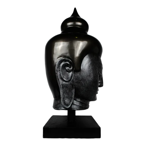 CABEÇA DE BUDA PRETA - 93cm - Imagem 2