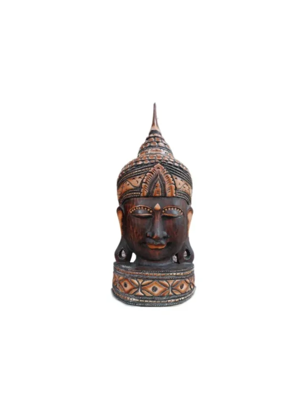 Cabeça Buda Marrom - 60cm