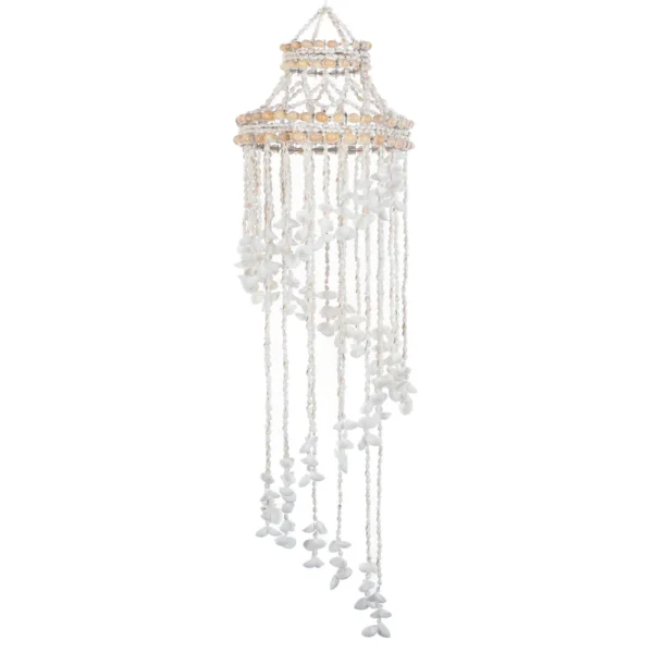 Chandelier - Luminária de Conchas Clam Rose - 90cm
