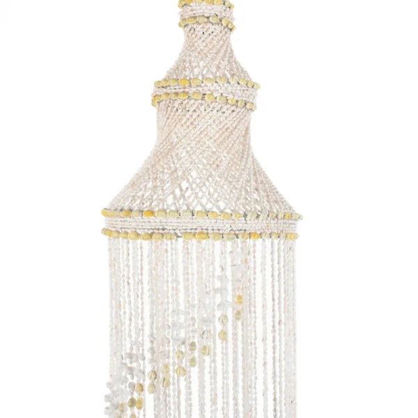 Chandelier - Luminária de Conchas Moneta e Sigay Cozido - 2.2cm - Imagem 2