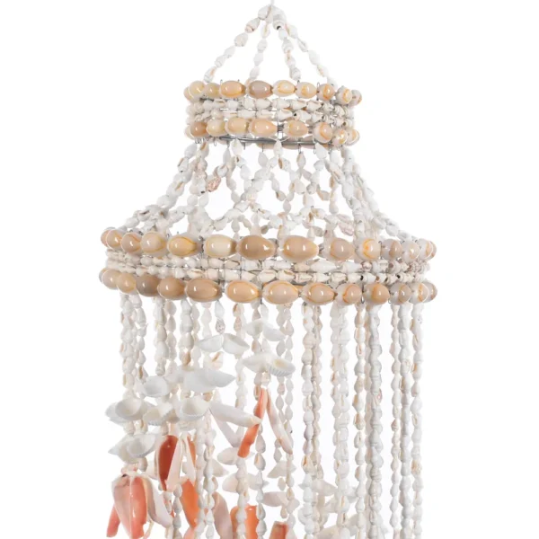 Chandelier - Luminária de Conchas Nassa e Red Lips - 90cm - Imagem 2