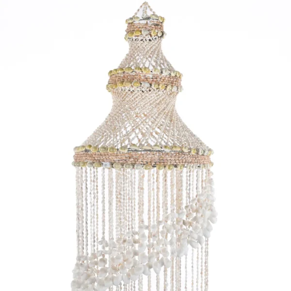 Chandelier - Luminária de Conchas White Moon - 2.2m - Imagem 2