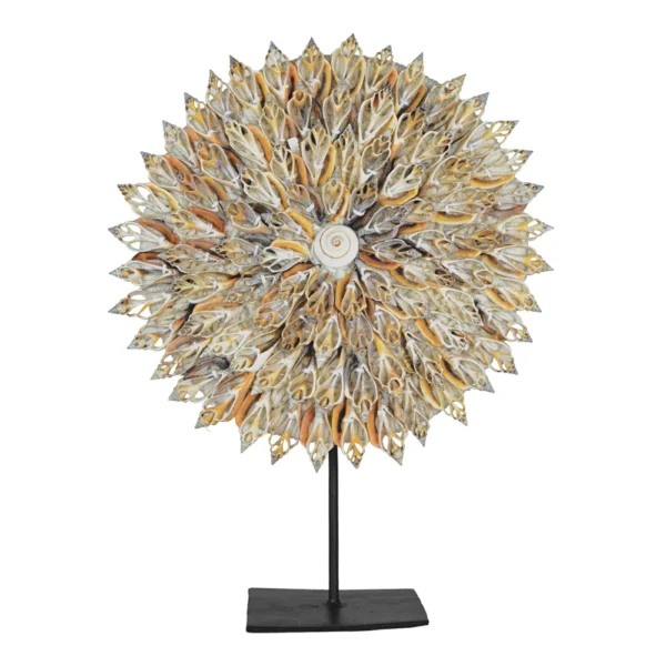 Colar Mandala Urceus Cortado Macramê  com Suporte - 25cm