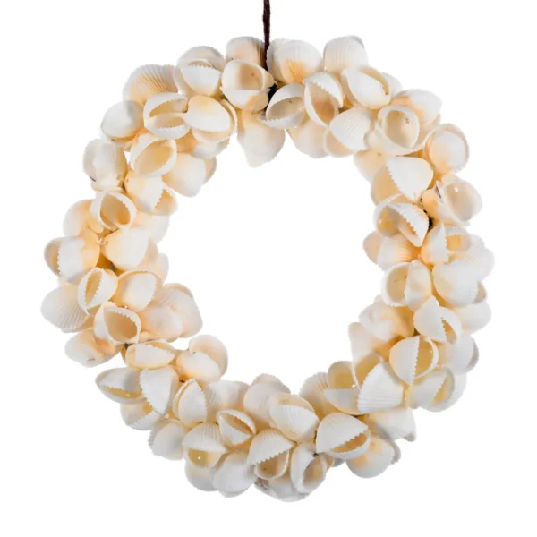 Guirlanda de Conchas Clam Rose - 20cm