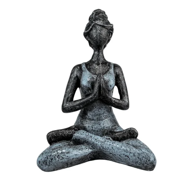 Lady Yoga Azul - 23x17cm