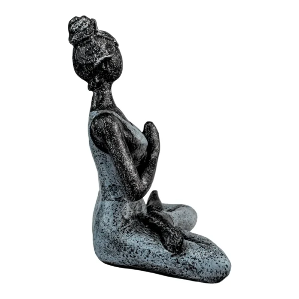 Lady Yoga Azul - 23x17cm - Imagem 2