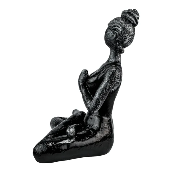 Lady Yoga Preta - 23x17cm - Imagem 2
