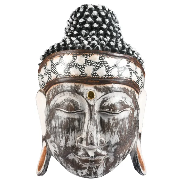 Máscara de Buda Marrom - 30cm