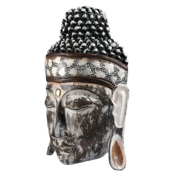 Máscara de Buda Marrom - 30cm - Imagem 2