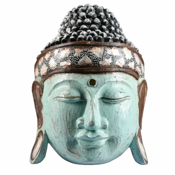 Máscara de Buda Verde - 40cm