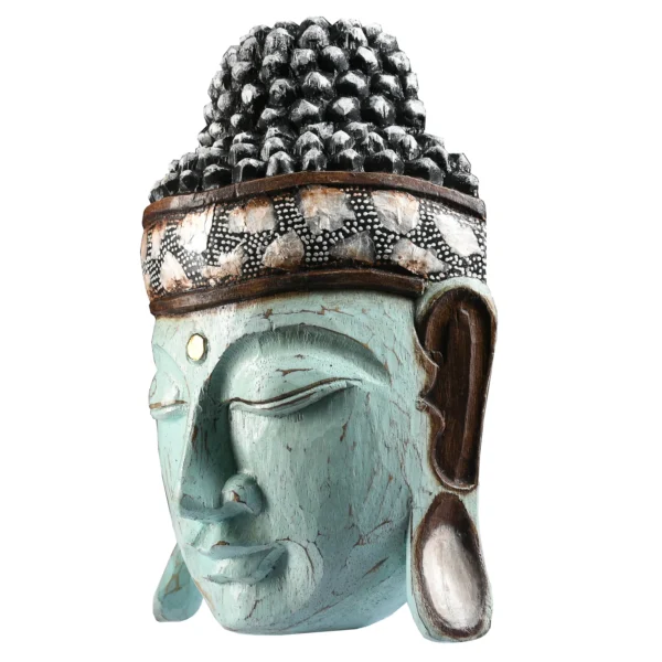 Máscara de Buda Verde - 40cm - Imagem 2