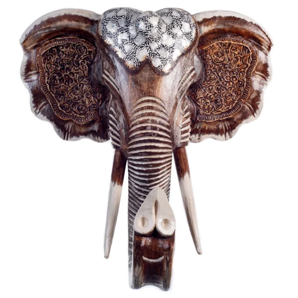 Máscara Elefante Marrom - 40cm