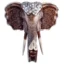 Máscara Elefante Marrom - 40cm