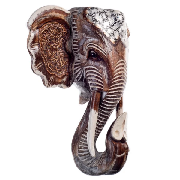 Máscara Elefante Marrom - 40cm - Imagem 2