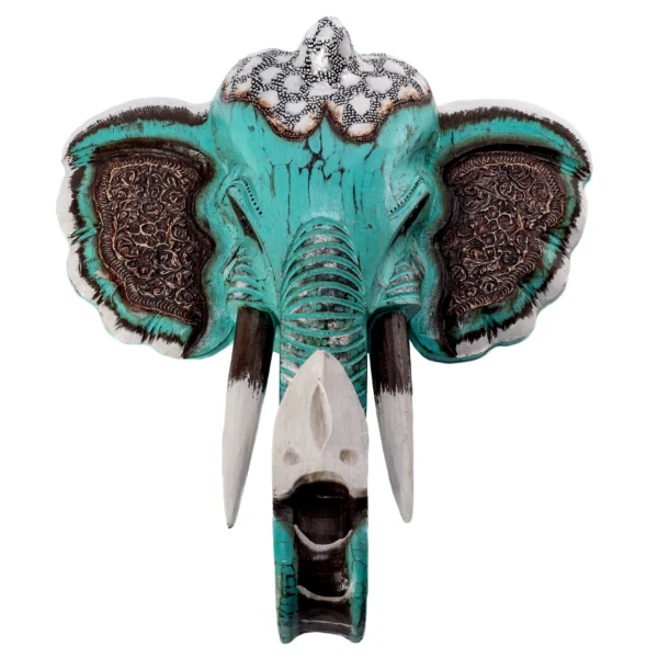 Máscara Elefante Verde - 40cm