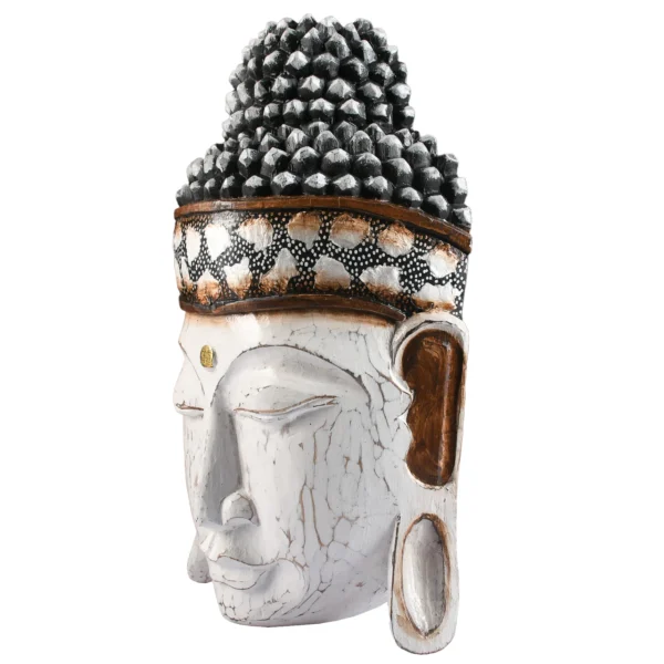 Máscara de Buda Branca - 40cm - Imagem 2