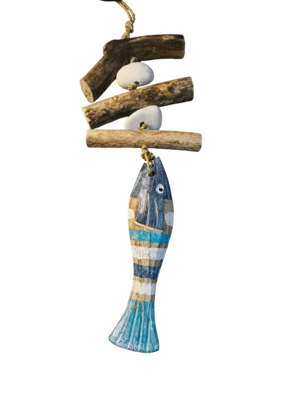 Mobile Peixe Colorido com Pedrinhas