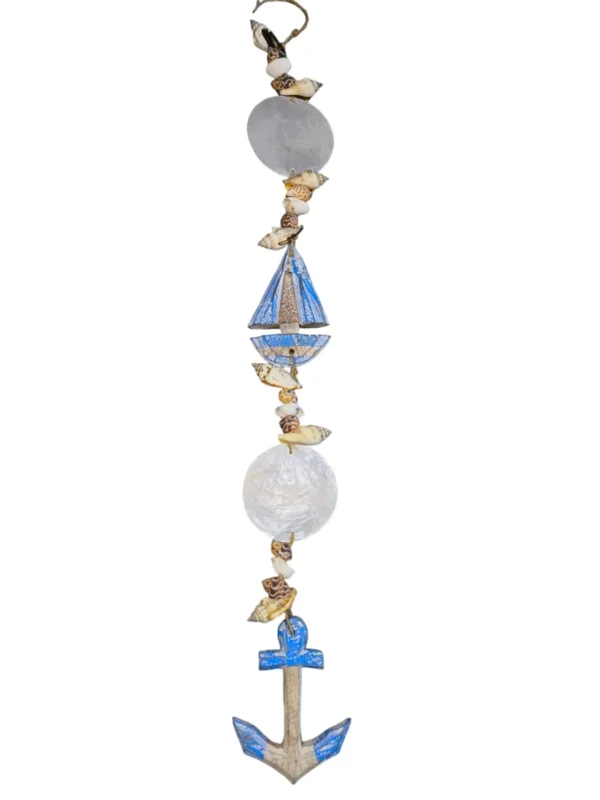 Mobile Placuna Caravela Ancora Azul - 83cm