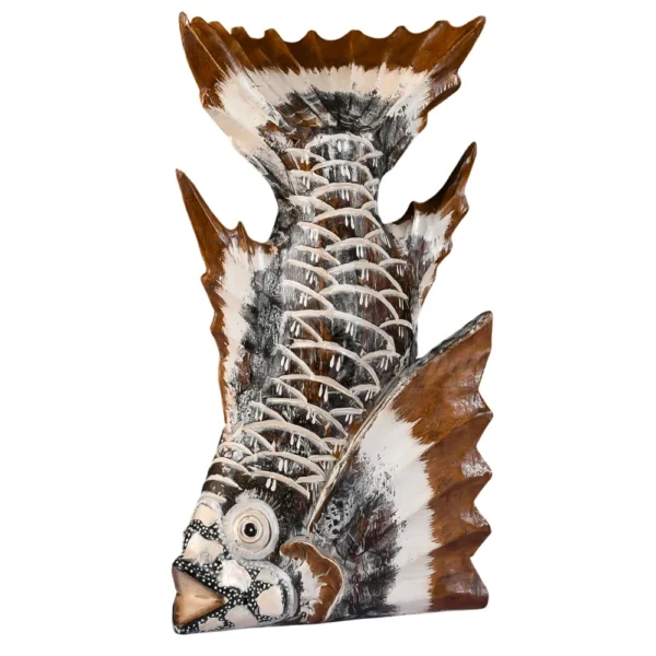 PEIXE DE 39 CM MARROM
