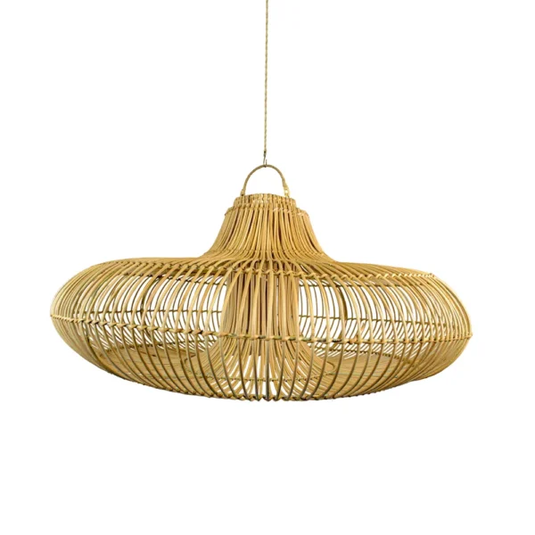 PENDENTE RATTAN CABAÇA L 70 A 35CM - Imagem 2