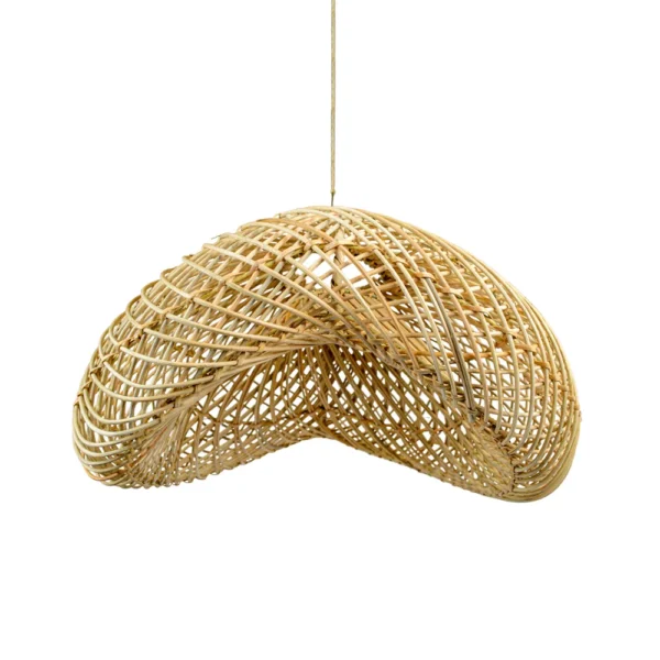 PENDENTE RATTAN CHAPEU L 45 A 25CM