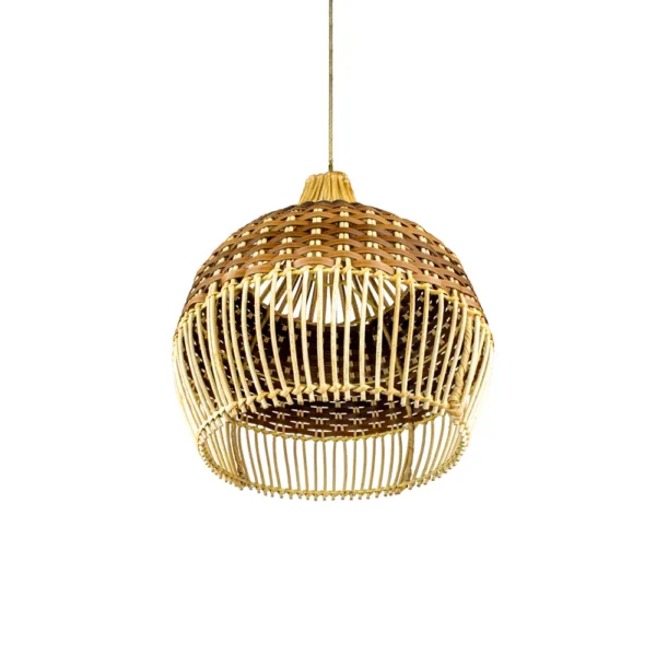 PENDENTE RATTAN GOTA L 30 A 35CM