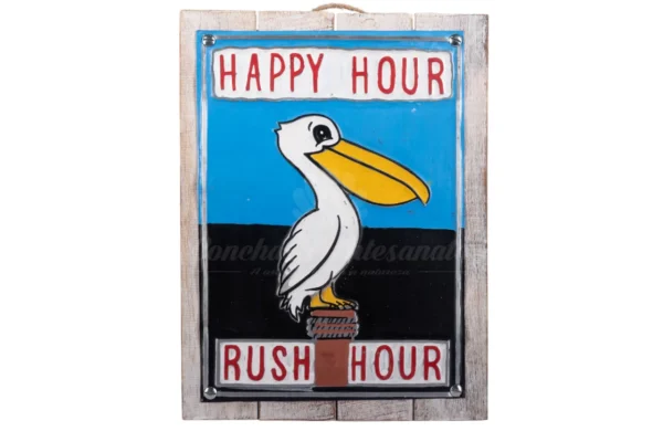 Placa Happy Hour - 40x30cm