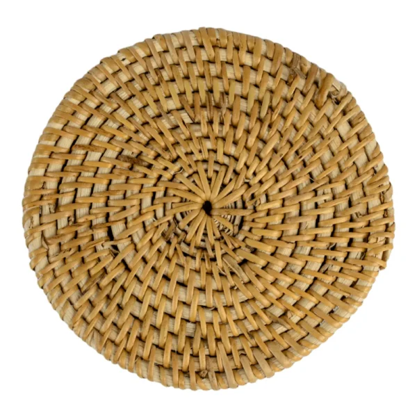 Porta Pratro de Rattan Natural - 33cm