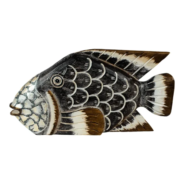 Trio de Peixe Grande Marrom (50x45x40cm) - Imagem 2