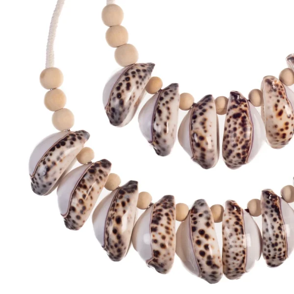 Colar Decorativo Redondo Cypraea Tiger - 37cm - Imagem 2