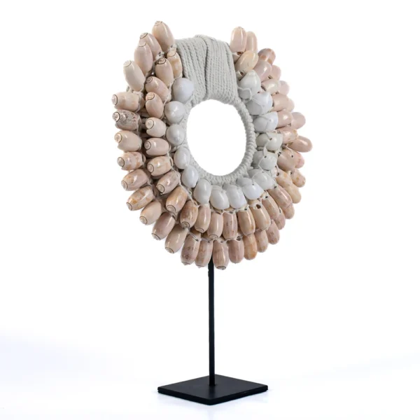 Colar Mandala Olive White Macramê com Suporte - 25cm - Imagem 2