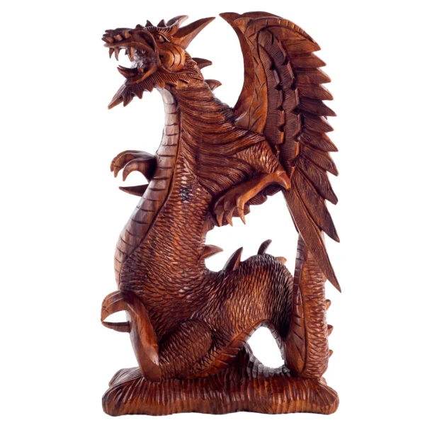 Dragão de Madeira  - 50cm - Imagem 5