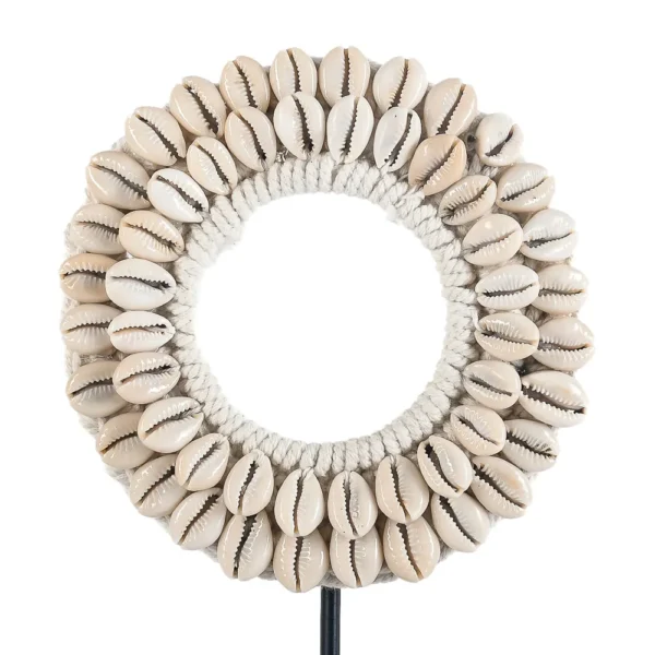 Colar Mandala Sigay Cinza com Suporte - 14cm - Imagem 2