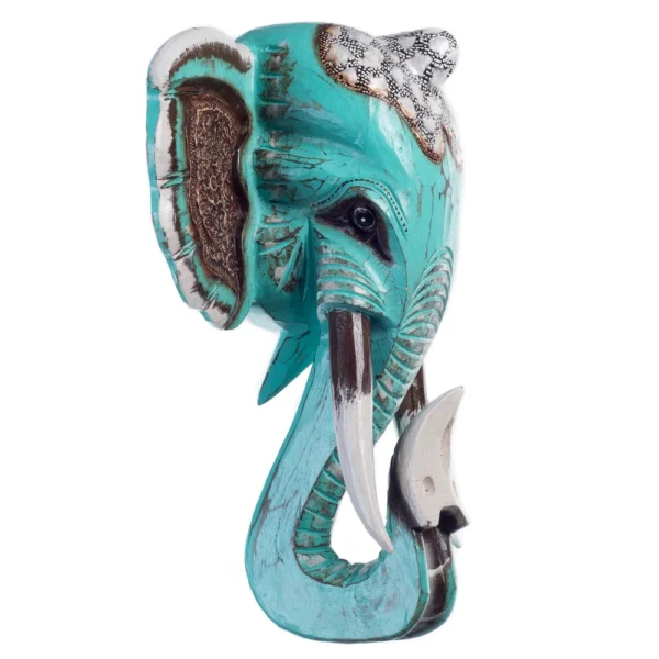 Máscara Elefante Verde - 50cm - Imagem 2