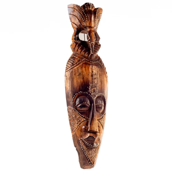 Máscara de Madeira  Africana - 50cm - Imagem 2