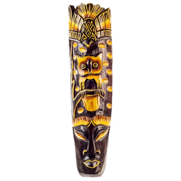 Mascara de Madeira Africana Oxum/Yami - 50cm