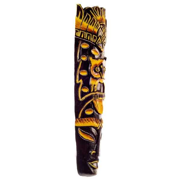 Mascara de Madeira Africana Oxum/Yami - 50cm - Imagem 2