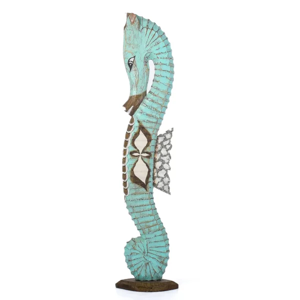 Trio de Cavalo Marinho Verde - 100x80x60cm - Imagem 2