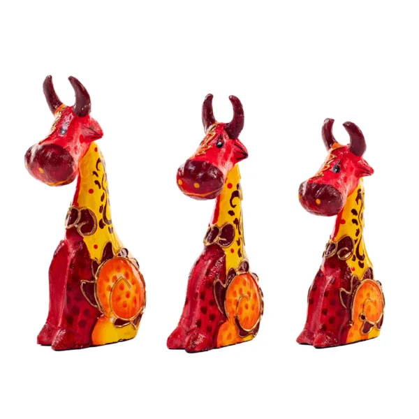 Trio Girafa Colorida 30x20x15cm