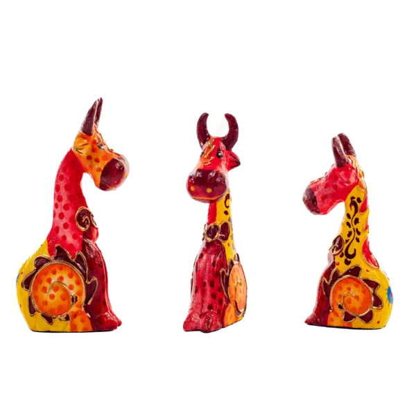 Trio Girafa Colorida 30x20x15cm - Imagem 2