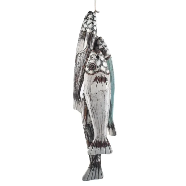 4 Peixes com Cordão 2und Marrom - 80 cm