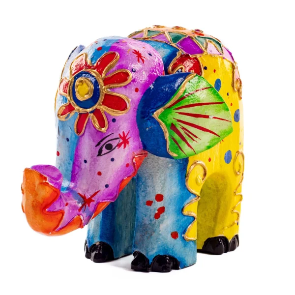 Elefante Colorido - 14cm - Imagem 2